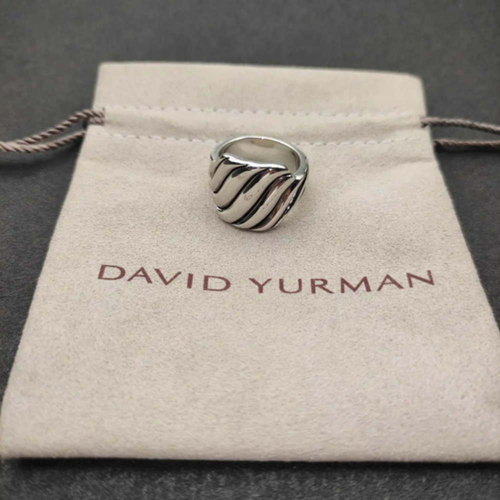 David Yurman Silver Wave Ring